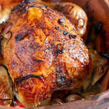 Roast lemon Chicken with Garlic and Chilli