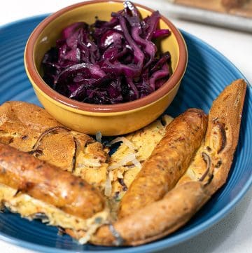 Chicken Sausage Toad in the Hole